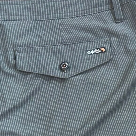 Salt Life‎ Grey Bathing Suit Swim Fishing Shorts Size 38 - Picture 4 of 7